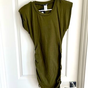 [NEW - NEVER WORN] Fashion Nova Mini Dress XS - Olive